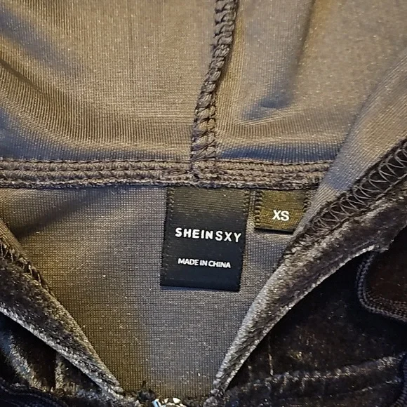 Shein Sky Velvet Hoodie - Picture 5 of 6